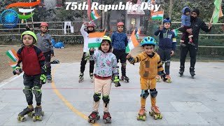 DESH MERE ! 75th Republic Day !🇮🇳#republicday2024 #viral #youtube #skating #video