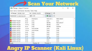 How to Install and Use ANGRY IP SCANNER on Kali Linux