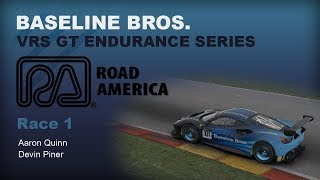 iRacing | VRS GT Endurance Series 3 Hours @ Road America