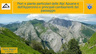 Fiori e piante delle Alpi Apuane e dell’Appennino e principali cambiamenti del paesaggio