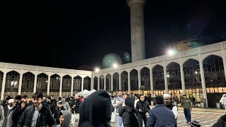 Live night Taraweh prayer in London central mosque. 15th night of Ramadan.