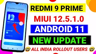 Redmi 9 Prime MIUI 12.5.1.0 Update | Redmi 9 Prime New Update | Redmi 9 Prime Update | Redm 9 Prime