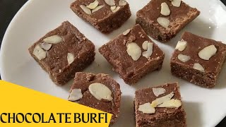 Instant Chocolate Burfi | Milk powder Burfi | Quick Burfi | Chocolate Recipe | Burfi in 10 Minutes