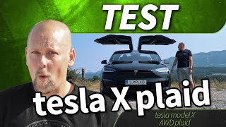 2023 tesla model X AWD plaid - test