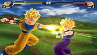 Goku ssj2 vs Gohan ssj 2