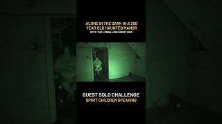 Solo, Alone in the Dark with a GHOST BOX. #haunted #ghost #paranormal #alone #solo #ghosthunting