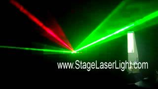 4 Heads Doulbe Green+Red Stage Laser Light-55+