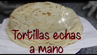 Tortillas echas a mano