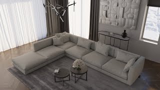 Modern living room #interiordesign #design #interior #visualization #vray  #vrayforsketchup