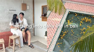 life in bali 🛵 first time scootering, cafe hopping, bodyworks spa