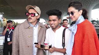 DEEPIKA & RANVEER WITH CHHAPAAK TEAM FLY FOR LUCKNOW TO CELEBRATE DEEPIKA BIRTHDAY