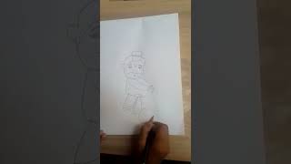 how to draw Lord hanumam ji