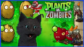 Супер Кот и Растения против зомби #10 МАЛЕНЬКИЕ ЗОМБИ ДЕТИ 🐱 Plants vs Zombies