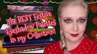 The BEST festive palettes in my collection!❤️ | Collab with Kaitlyn Fourman | Debbie Does December🎁