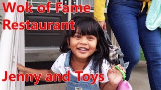 Jenny visited Wok of Fame Restaurant for her Dads Birthday | Jenny and Toys | Для наших