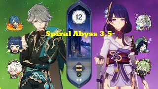 Alhaitham National & Archon Team | Spiral Abyss 3.5 Floor 12 (9*) | Genshin Impact