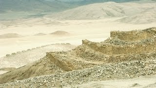 CHANKILLO fortress. Ancient solar observatory in Peru. Astronomy in ancient America