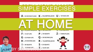 Simple exercises at HOME