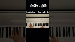 Indila - Mix (Dernière Danse + Ainsi bas la vida) #piano #shortsvideo #shorts #indila