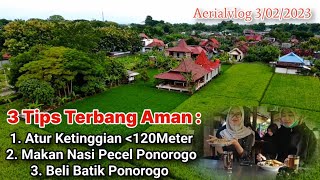 Ponorogo Viral || WISATA KULINER "Warung Nasi Pecel Pinggir Sawah" #drone #ponorogo #ponorogohariini