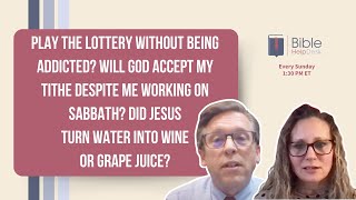 Play the lottery without being addicted? Will God accept my tithe despite me working on Sabbath?|BHD