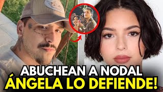 CHRISTIAN NODAL ABUCHEADO EN PLENO CONCIERTO 😱 ¡ÁNGELA AGUILAR INTERVIENE!