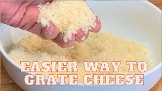 EASIER WAY TO GRATE CHEESE IN THE FOOD PROCESSOR