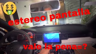 instalar estereo de pantalla a suzuki ignis