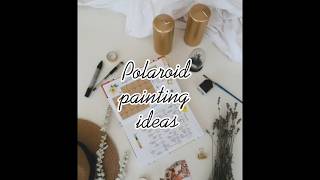 Polaroid painting ideas #art #easypaintingideasforkids #youtube