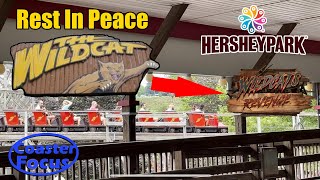 I PREDICTED WILDCAT'S REVENGE IN JULY! Hersheypark on Wildcat's Closing Day!