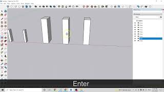 Lesson 10 copy and divide the distance by the number of copies in SketchUp pro