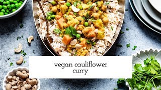 Cauliflower Curry Recipe - Vegan (Gobi Masala)