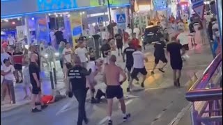 Spain vs England Fans Fight After #EURO2024 Final #spainvsengland #england #españa #clash