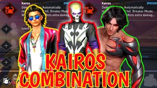 KAIROS CHARACTER NEW SKILL COMBINATIONS || FREE FIRE NEW CHARACTER KAIROS