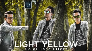 Lightroom Light Yellow Effect Editing Tutorial - Lightroom Mobile Tutorial - TECH ART