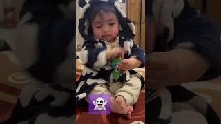 Cute baby bunny screaming 🙀 #shorts