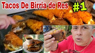 La Mejor Birria de Res |Tacos con queso y Consome