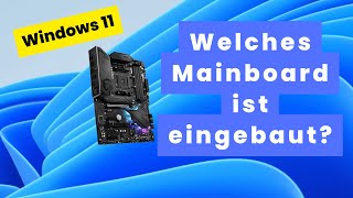 3 Möglichkeit wie du herausfinden kannst welches Mainboard eingebaut ist ohne Softwareinstallation