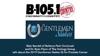 Sept 4, 2019 interview - B105 2019 Gentlemen Stakes 5k for Prostate Cancer