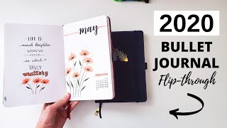 My 2020 Bullet Journal Flip-Through | Colorful