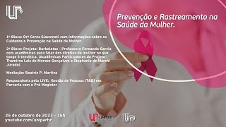 LIVE - Prevenção e Rastreamento na Saúde da Mulher.