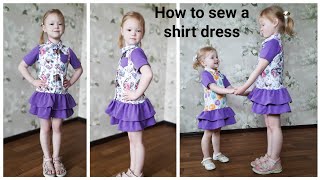 Dress sewing pattern sewing for cids shirt free dress pattern sewing tutorial step by step summer