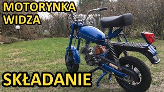 Składanie motorynki dla widza | Niebieska motorynka M1 (M2?)