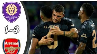 ⚽️Arsenal Vs Orlando City [3-1] Match Highlights Club Freindly Games.. #arsenal #arsenalfc #orlando