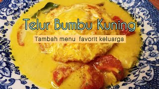 ENAK BANGEEETTT! Punya Telur di Masak Gini Aja|TELUR BUMBU KUNING EKONOMIS