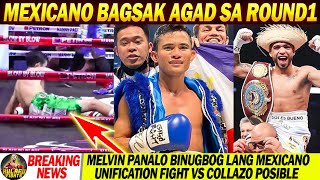 BREAKING! PINOY WORLD CHAMP PANALO! BINUGBOG ANG KALABANG MEXICANO melvin jerusalem vs luis castillo