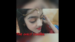 BARAT BRIDAL LOOK👰|GOLDEN EYES👀 AND RED LIPS👄|THE GIRLS CORNER