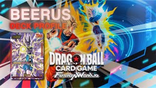 Red Beerus Deck Profile | Dragonball Super Card Game Fusion World