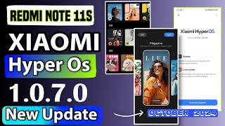 Xiaomi New Hyperos Update For Redmi Note 11s | Hyperos 1.0.7.0 Update | New Themes