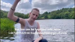 Going away from God and then coming back so strongly, private baptism of Yorkshireman in Sparth